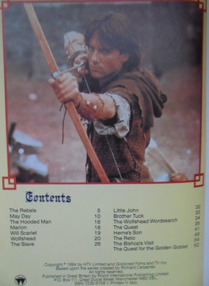 Robin of Sherwood Annual 1986.