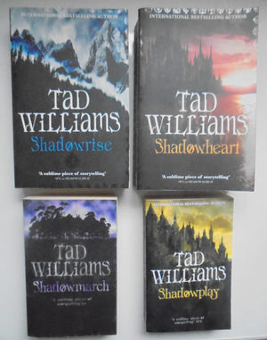 Shadowplay, Shadowmarch, Shadowheart, Shadowrise, 4 books By Tad Williams