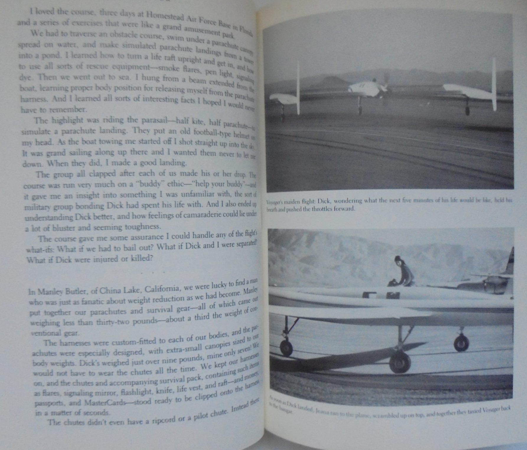 'VOYAGER: THE FLYING ADVENTURE OF A LIFETIME. by Jeana Yeager, Dick Rutan and Phil Patton. Hardback 1st edition.