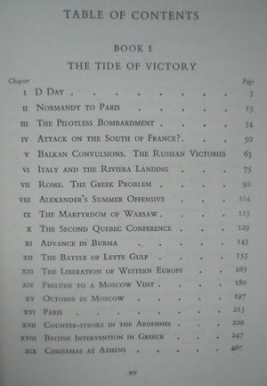 Triumph and Tragedy. The Second World War Vol VI By Sir Winston S. Churchill. 1954. FIRST EDITION.