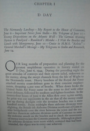 Triumph and Tragedy. The Second World War Vol VI By Sir Winston S. Churchill. 1954. FIRST EDITION.