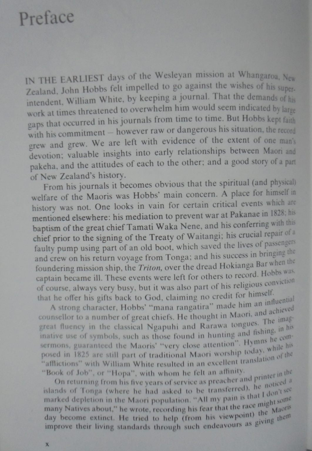 John Hobbs 1800 - 1883: Wesleyan Missionary to the Ngapuhi Tribe of Northern New Zealand. Author(s): Williment, T. M. I. Hardback 1st edition.