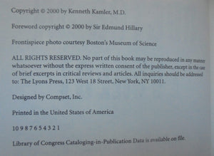 Doctor on Everest Emergency Medicine at the Top of the World - a Personal Account of the 1996 Disaster By Kenneth Kamler - Hardback 1st edition