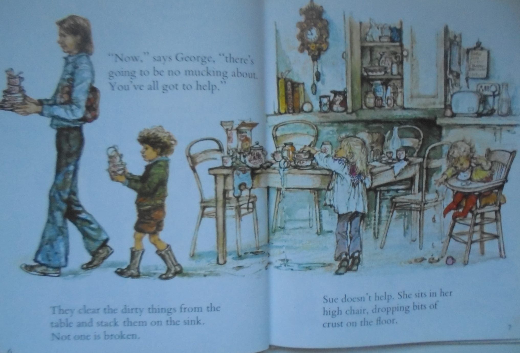 Shirley Hughes - 8 children's picture books.