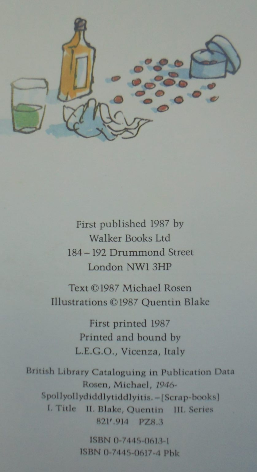 Quentin Blake books (four books)