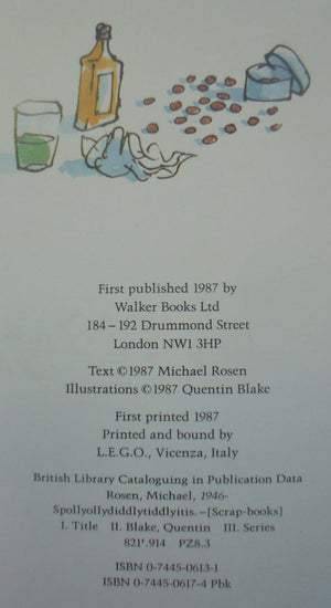 Quentin Blake books (four books)