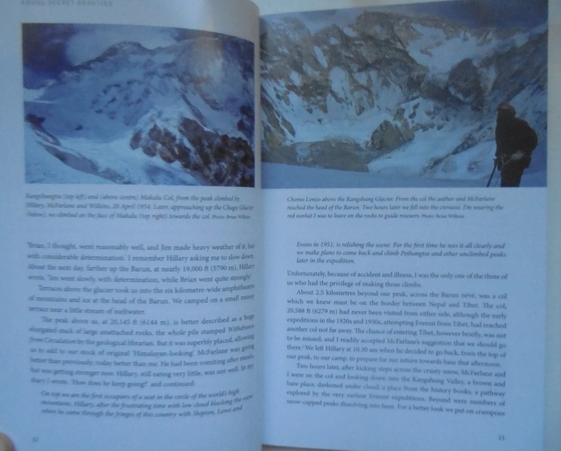 Among Secret Beauties. SIGNED by Brian Wilkins A Memoir of Mountaineering in New Zealand and the Himalayas