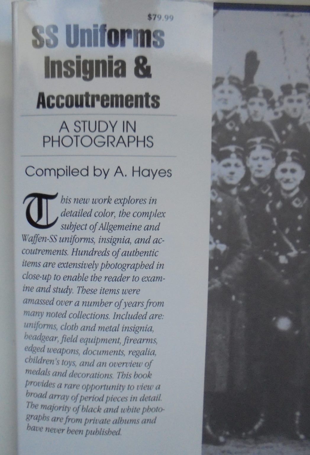 S. S. Uniforms, Insignia and Accoutrements. By Hayes, A.