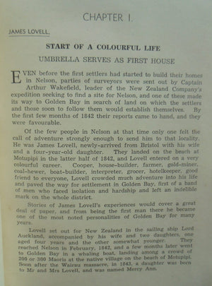 Beyond the Marble Mountain - Tales of Early Golden Bay, Motueka and Nelson BY J. Halket Millar. SIGNED BY AUTHOR.