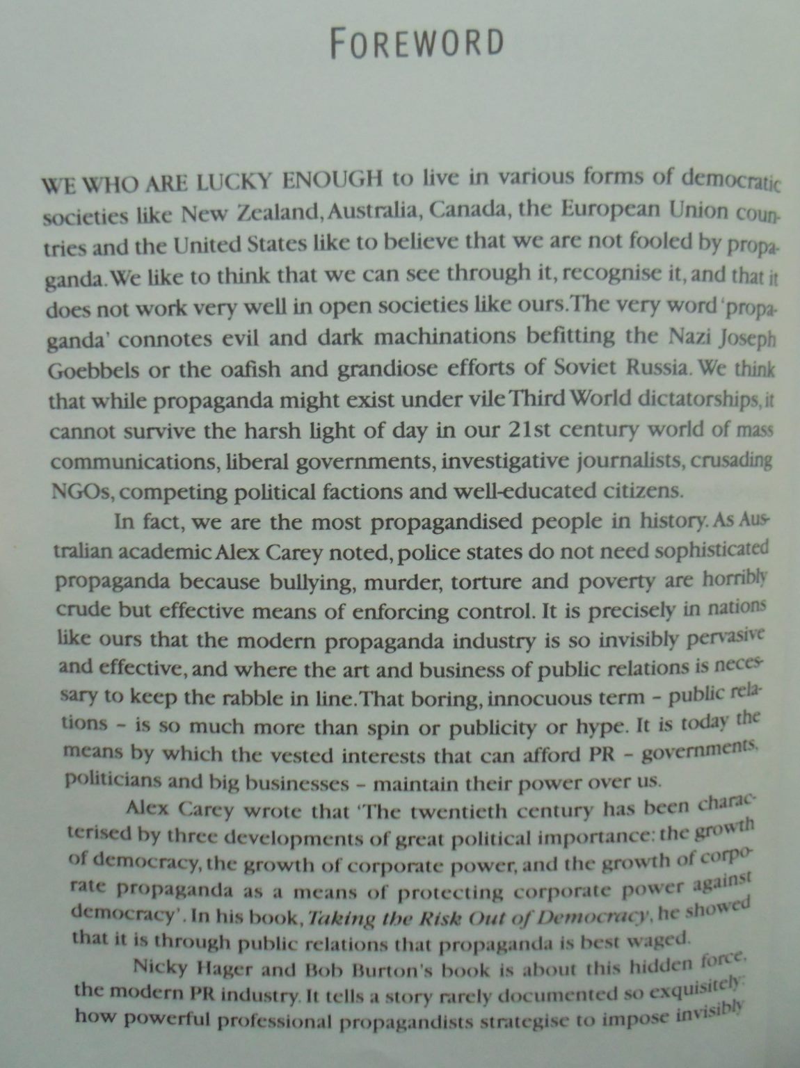 Secrets and Lies The Anatomy of an Anti-Environmental PR Campaign by Nicky Hager