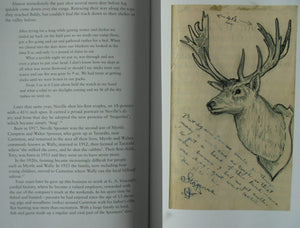 Stag Spooner Wild Man From The Bush NZ Hunter/Artist By Chris Maclean. SIGNED BY AUTHOR.