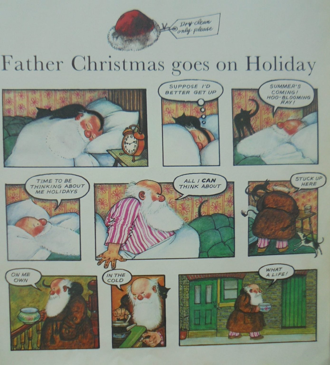 Father Christmas Goes on Holiday by Raymond Briggs.