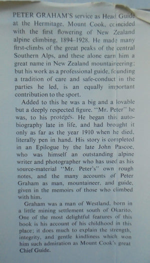 Peter Graham: Mountain Guide. An Autobiography, edited by H. B. Hewitt.