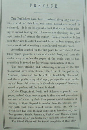 Sacred Biography and History, containing Descriptions of Palestine, Ancient and Modern; Lives of Patriarchs, Kings and Prophets, Christ and the Apostles etc by Osmond Tiffany.