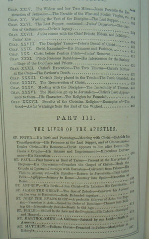 Sacred Biography and History, containing Descriptions of Palestine, Ancient and Modern; Lives of Patriarchs, Kings and Prophets, Christ and the Apostles etc by Osmond Tiffany.