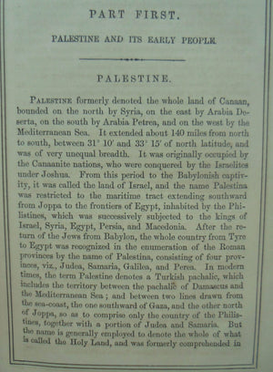 Sacred Biography and History, containing Descriptions of Palestine, Ancient and Modern; Lives of Patriarchs, Kings and Prophets, Christ and the Apostles etc by Osmond Tiffany.