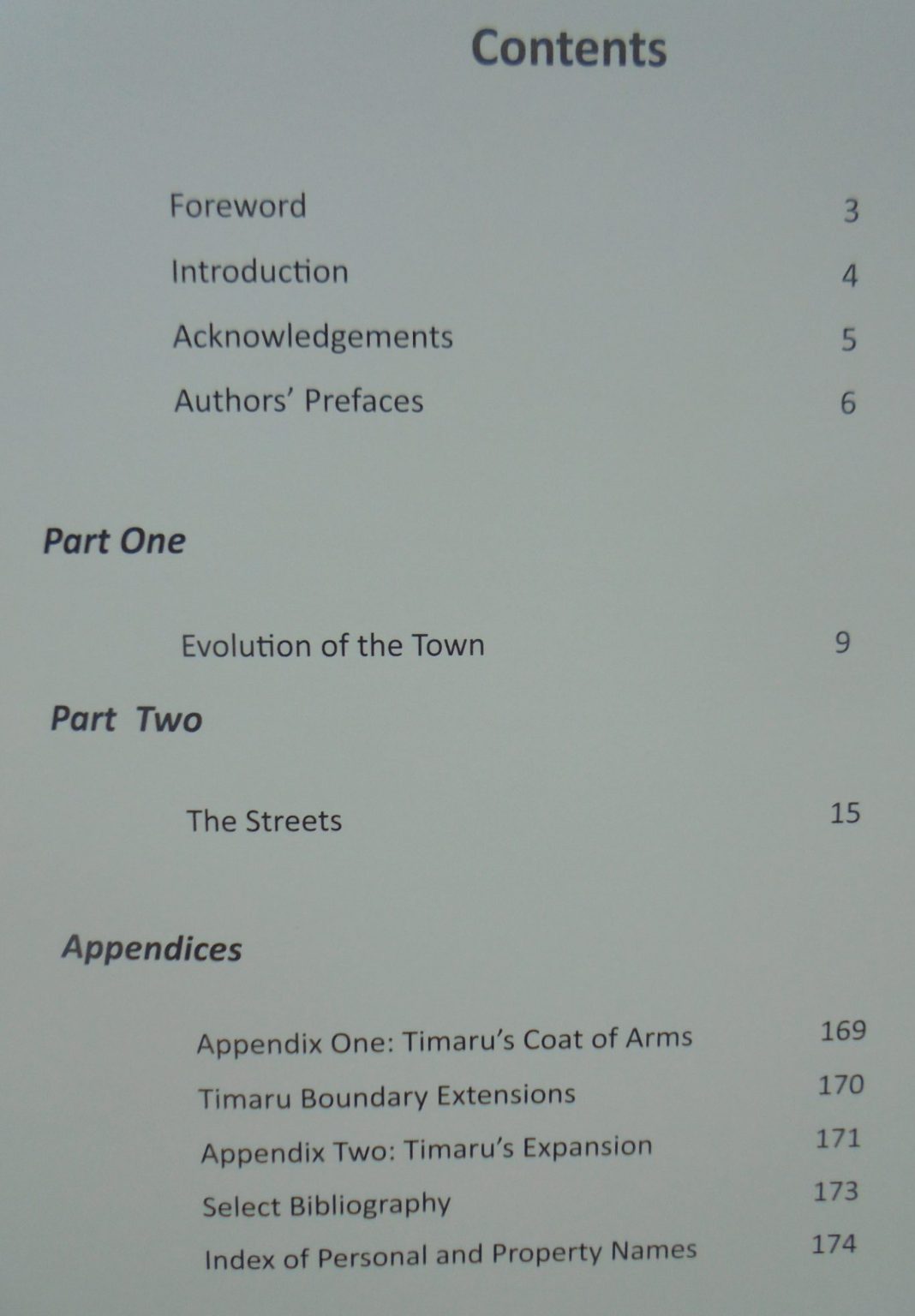 The Streets of Timaru by Jack Hamilton And Keith Bartholomew.