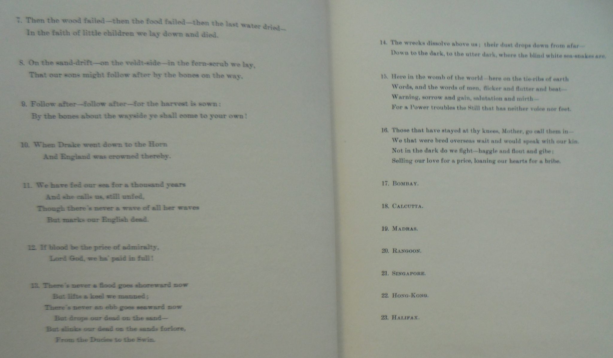 A Song of the English by Rudyard Kipling. 1909. First Edition