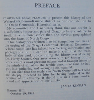 Run Estate and Farm: A History of the Kakanui and Waiareka Valleys, North Otago. By W H Scotter