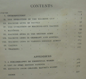 The Book of the Machine Gun by F. V Longstaff and A. Hilliard Atteridge.