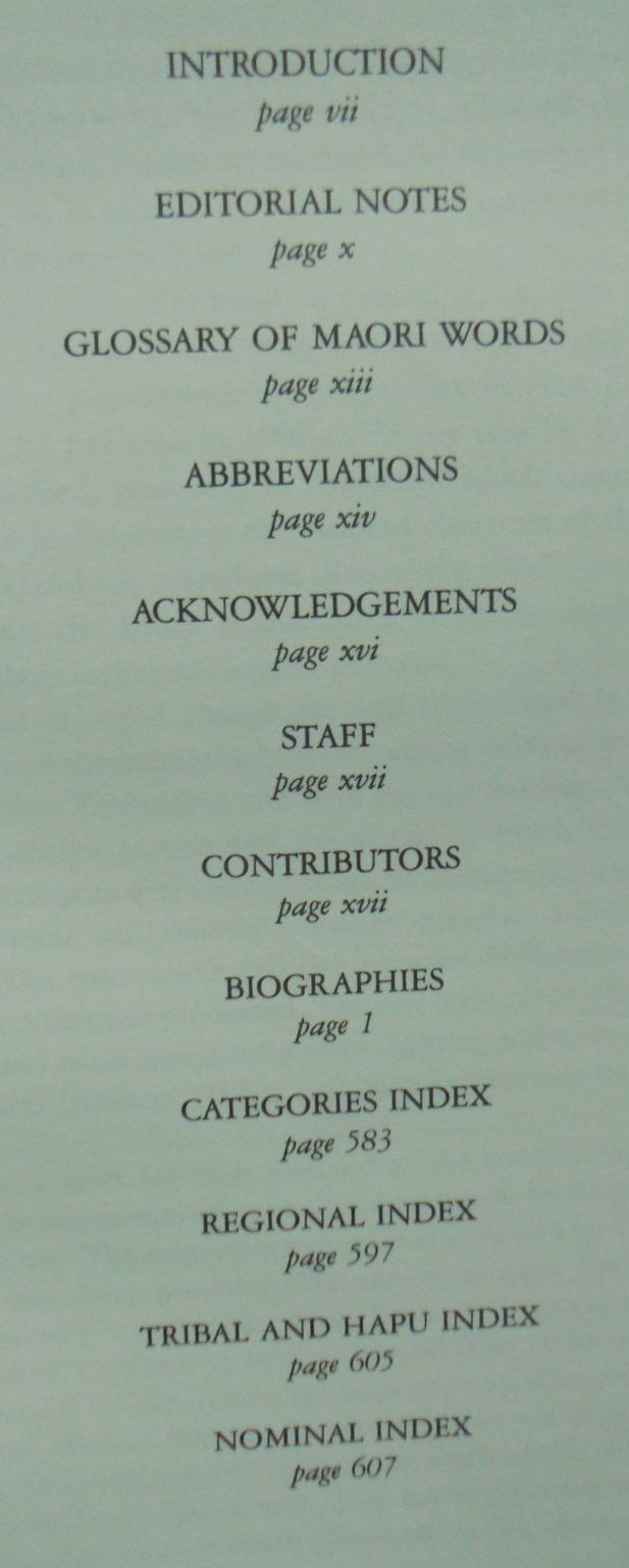 Dictionary of New Zealand Biography: Volume 3: 1901-1920. SIGNED BY EDITOR CLAUDIA ORANGE.