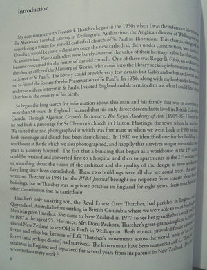 An Excellent Recruit: Frederick Thatcher, Architect, Priest and Private Secretary in Early New Zealand BY Margaret H Alington.