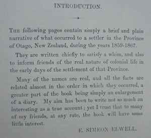 The Boy Colonists. Or Eight Years Of Colonial Life In Otago, NZ. Simeon Elwell