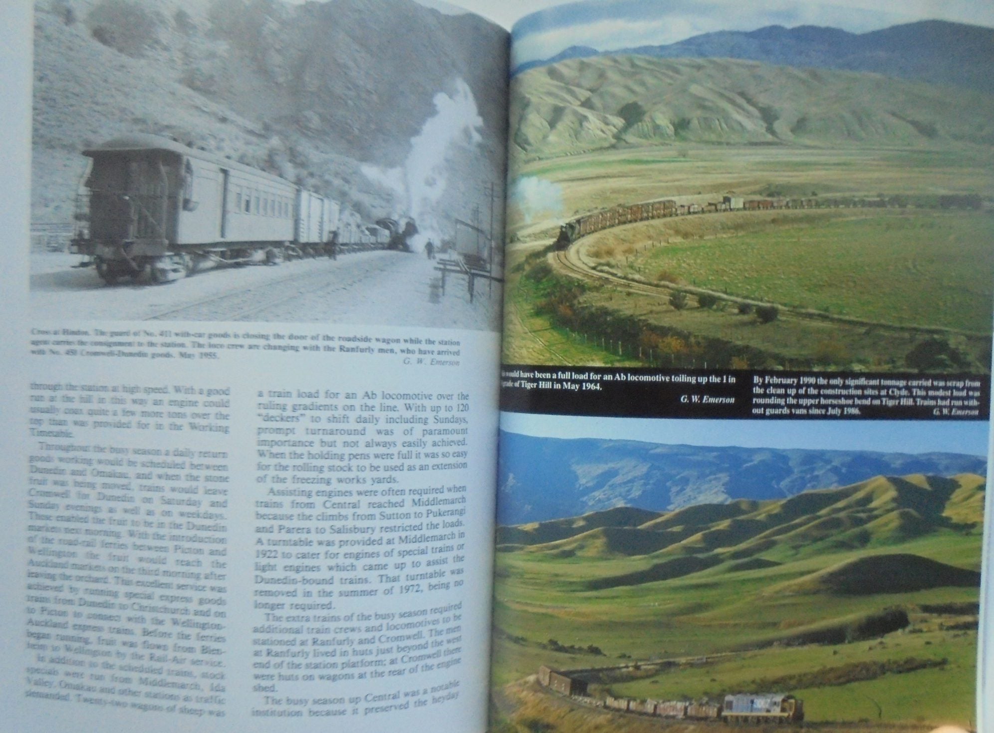 Over the Garden Wall: The Story of the Otago Central Railway by J. A. Dangerfield; G. W. Emerson