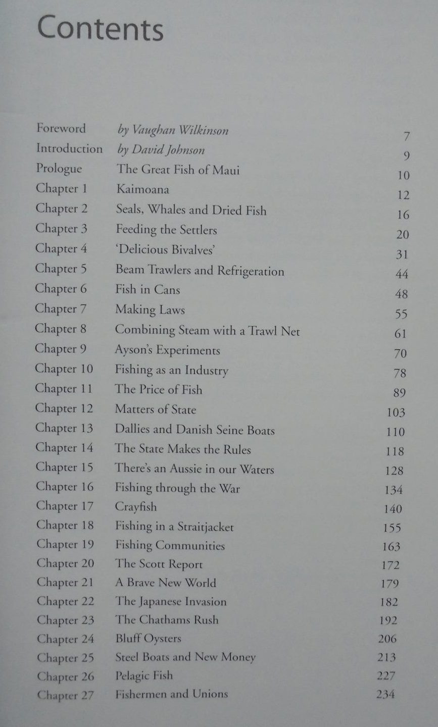 Hooked: The Story of the New Zealand Fishing Industry by David Johnson