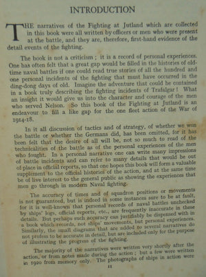 The Fighting at Jutland (The Personal Experiences of Forty-Five Officers and Men of the British Fleet) by H. W. Fawcett RN, & G. W. W. Hopper RN. first edition, 5th impression.