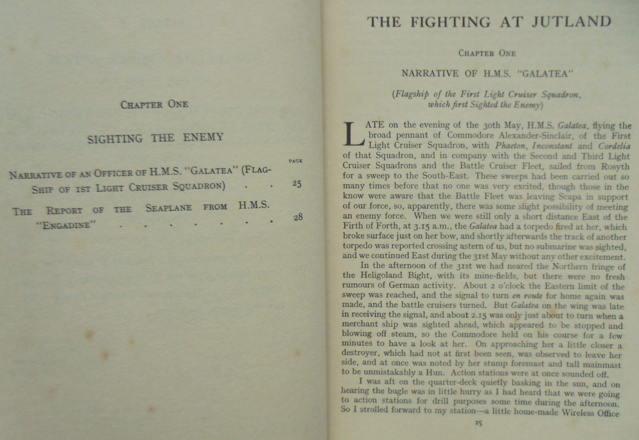 The Fighting at Jutland (The Personal Experiences of Forty-Five Officers and Men of the British Fleet) by H. W. Fawcett RN, & G. W. W. Hopper RN. first edition, 5th impression.