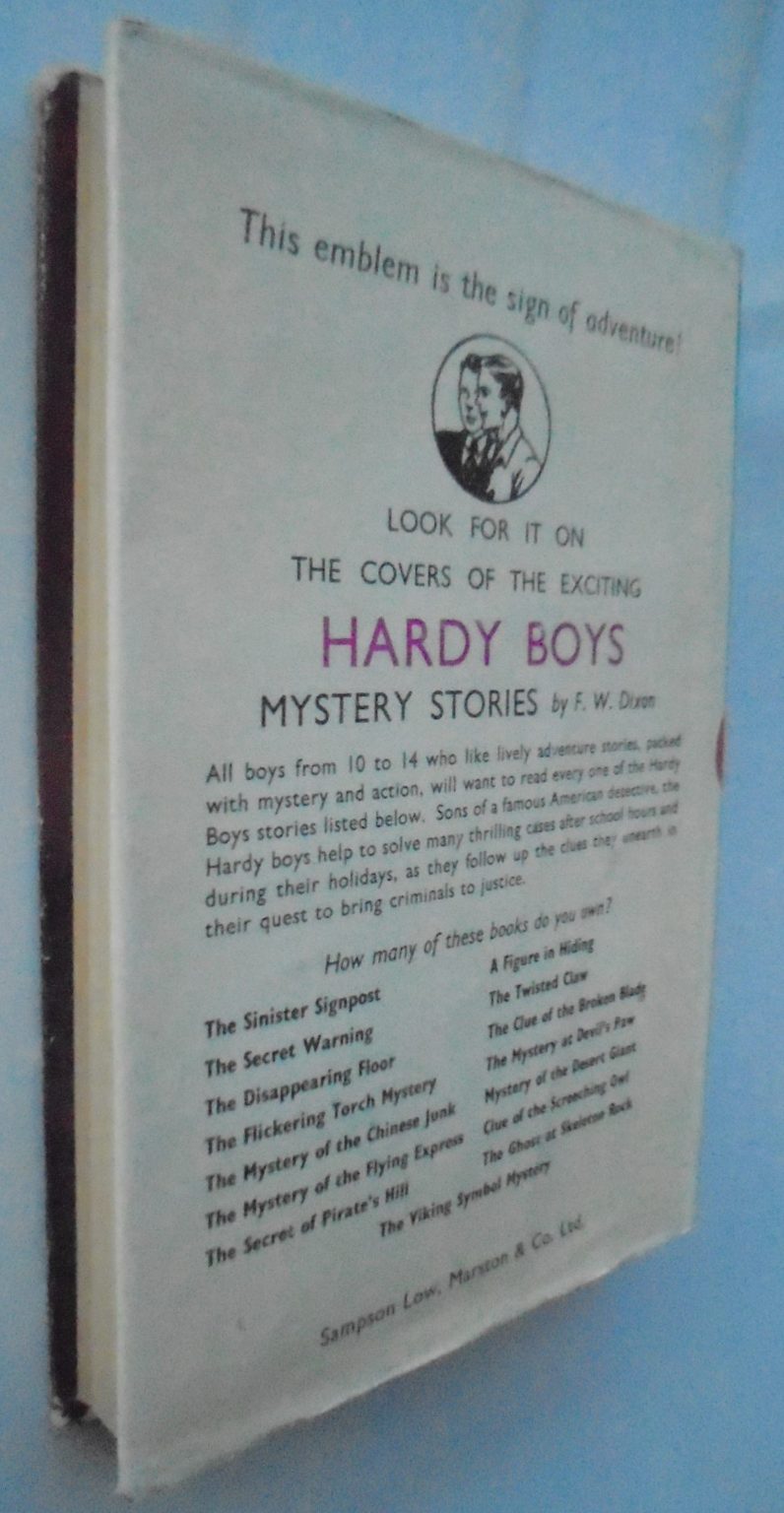 The Hardy Boys by Franklin Dixon. (3 FIRST EDITION hardback books).