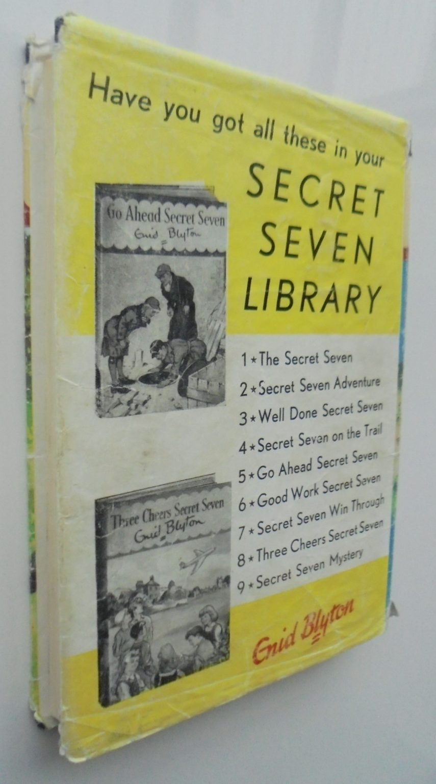 The Secret Seven Mystery. RARE FIRST EDITION 1957. By Enid Blyton