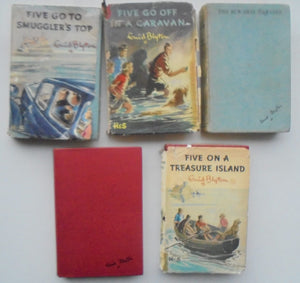 Enid Blyton Famous Five books. 5 Vintage Hardback books.