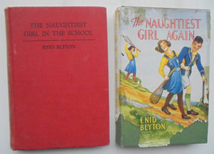 Enid Blyton: Naughtiest Girl In The School, Naughtiest Girl Again. 1st Eds 1949