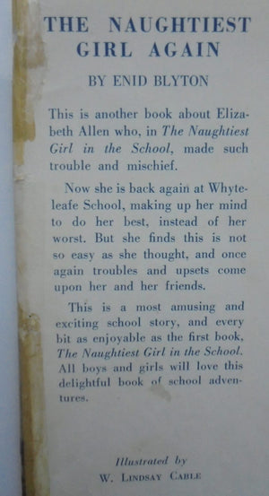 Enid Blyton: Naughtiest Girl In The School, Naughtiest Girl Again. 1st Eds 1949