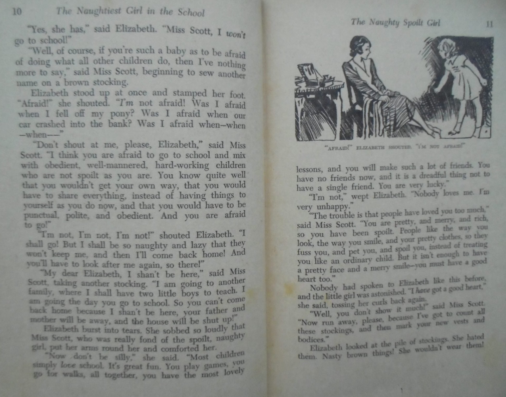 Enid Blyton: Naughtiest Girl In The School, Naughtiest Girl Again. 1st Eds 1949