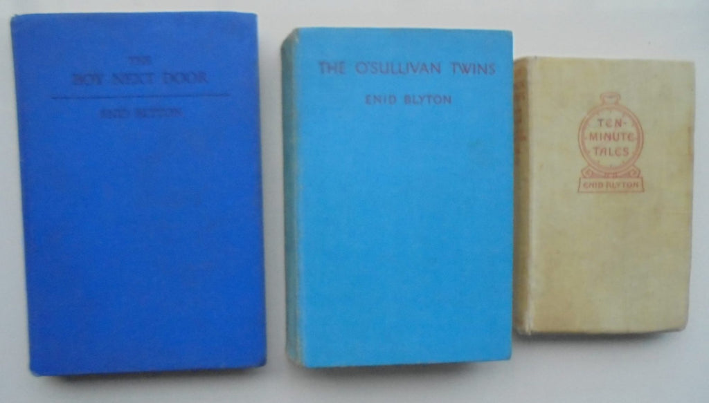 Enid Blyton: The Boy Next Door. 1st edition 1949 & The O'Sullivan Twins. 1952.