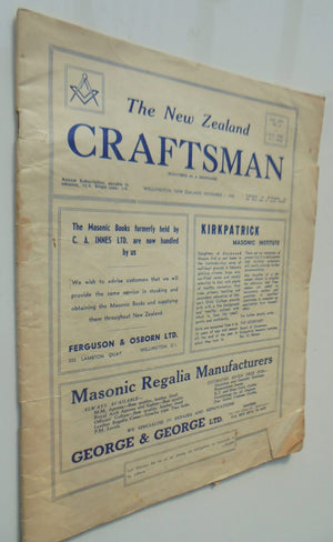 4 copies The New Zealand Craftsman plus 8 Transactions of Masonic Study Society