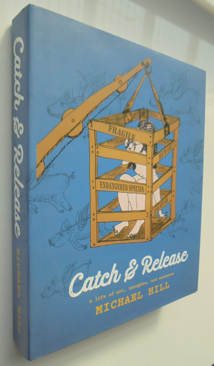 Catch And Release: A Life Of Art Thoughts And Nonsense. By Michael Hill. SIGNED BY AUTHOR.