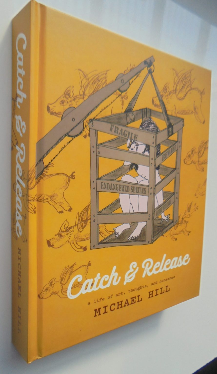 Catch And Release: A Life Of Art Thoughts And Nonsense. By Michael Hill. SIGNED BY AUTHOR.