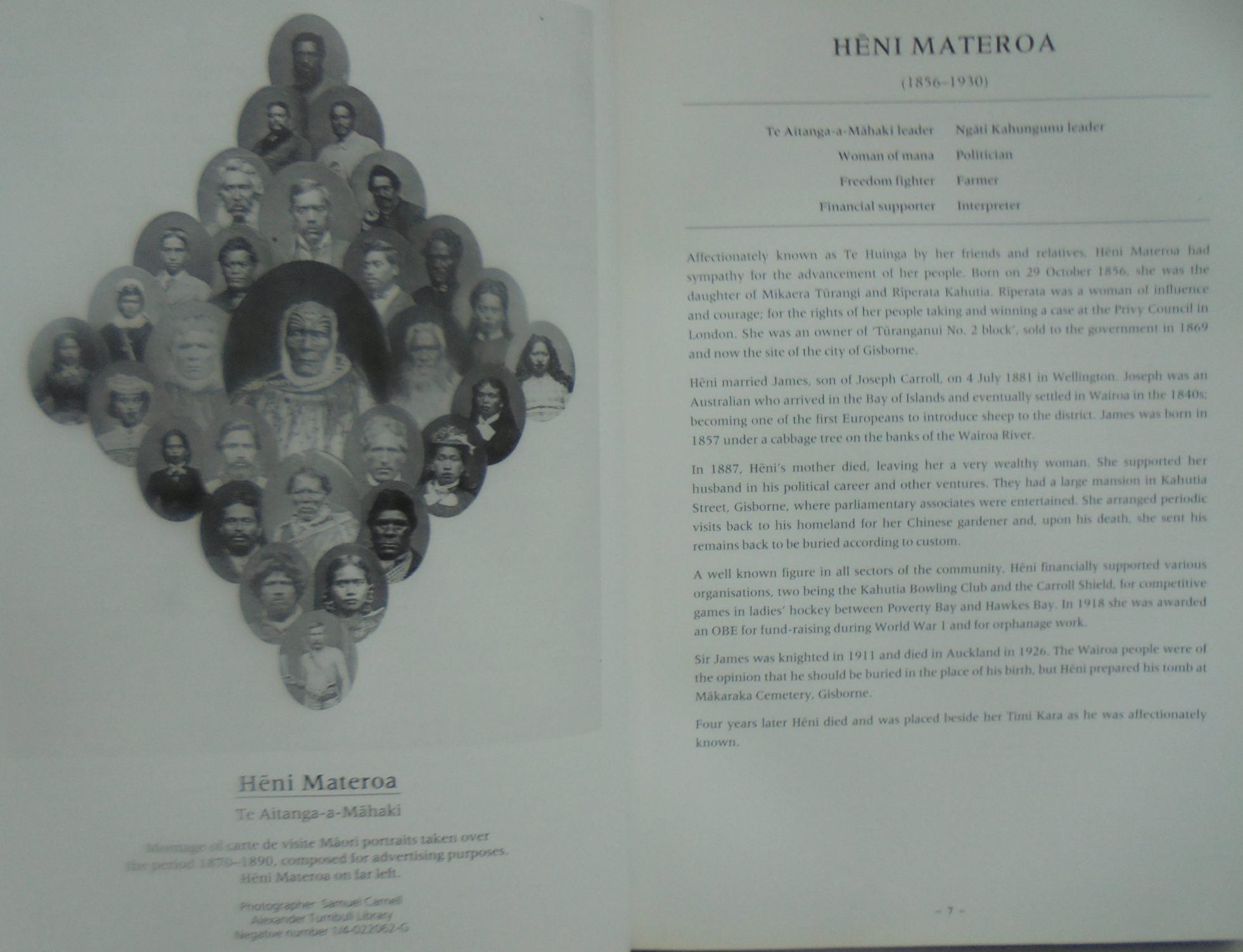 Nga Taumata A Portrait of Ngati Kahungunu, 1870-1906. By Ngati Huata (Edited by)