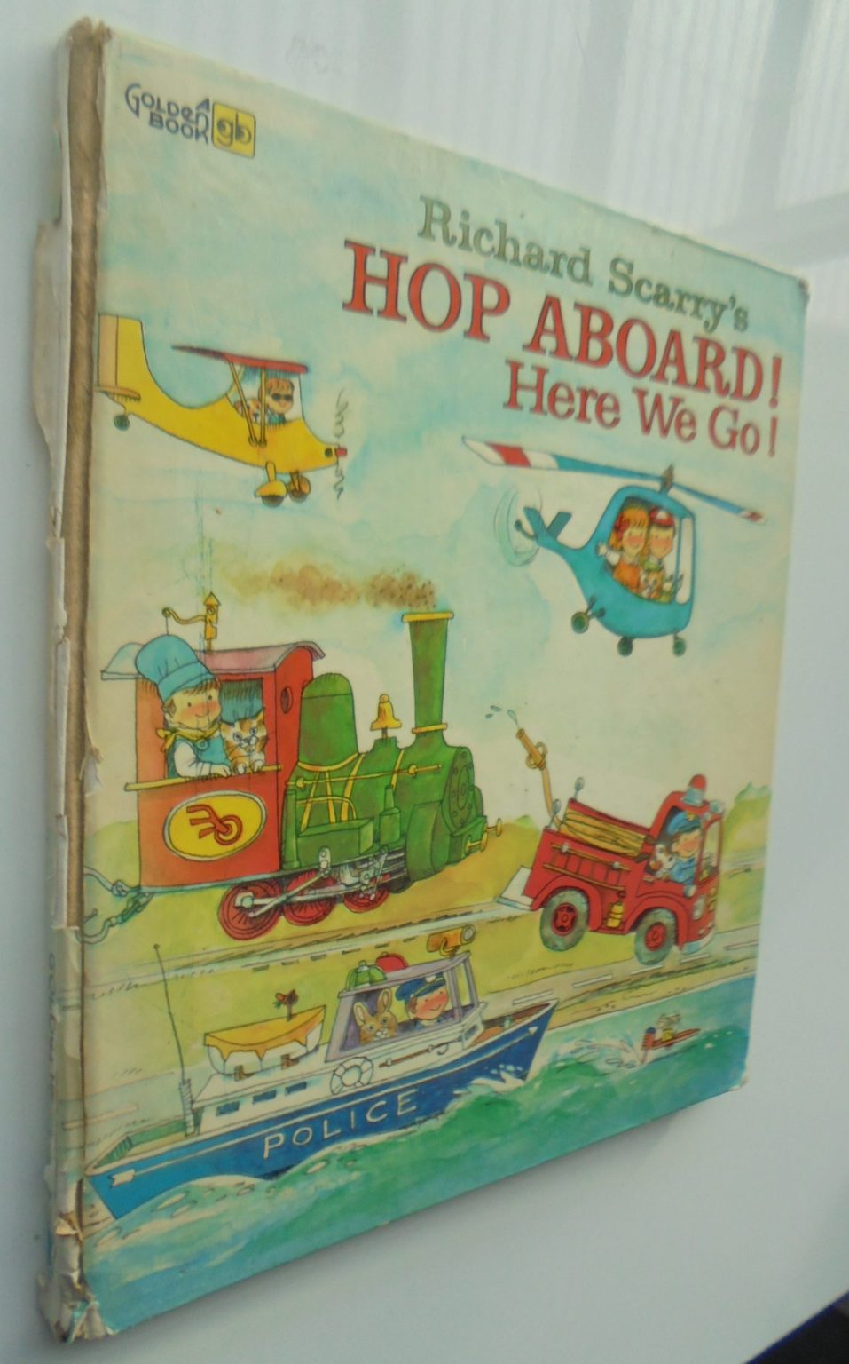 Three Richard Scarry vintage GOLDEN BOOKS. Hardback books. 1970's/80's