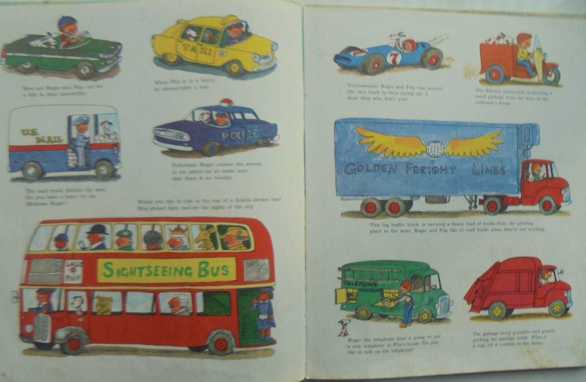 Three Richard Scarry vintage GOLDEN BOOKS. Hardback books. 1970's/80's