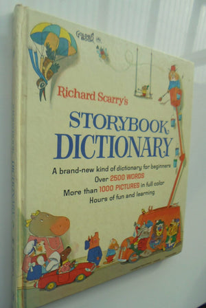 Three Richard Scarry vintage GOLDEN BOOKS. Hardback books. 1970's/80's