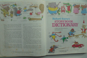 Three Richard Scarry vintage GOLDEN BOOKS. Hardback books. 1970's/80's