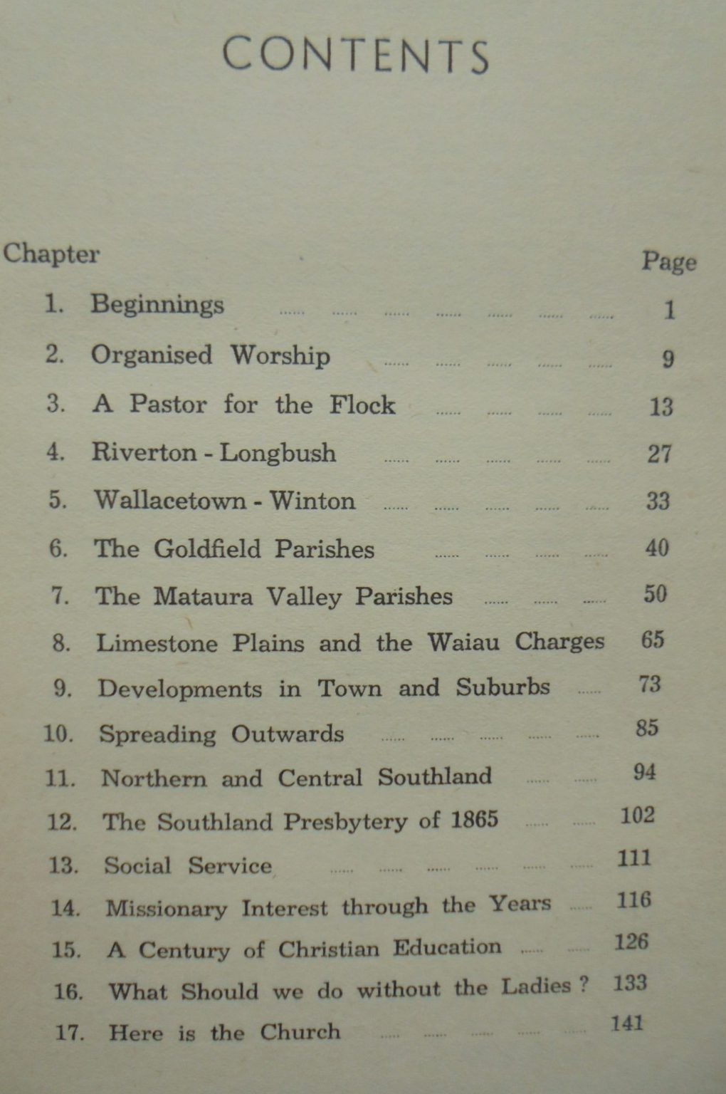 The Flame Unquenched Being the History of the Presbyterian Church in Southland 1856-1956. SIGNED By author Georgina McDonald