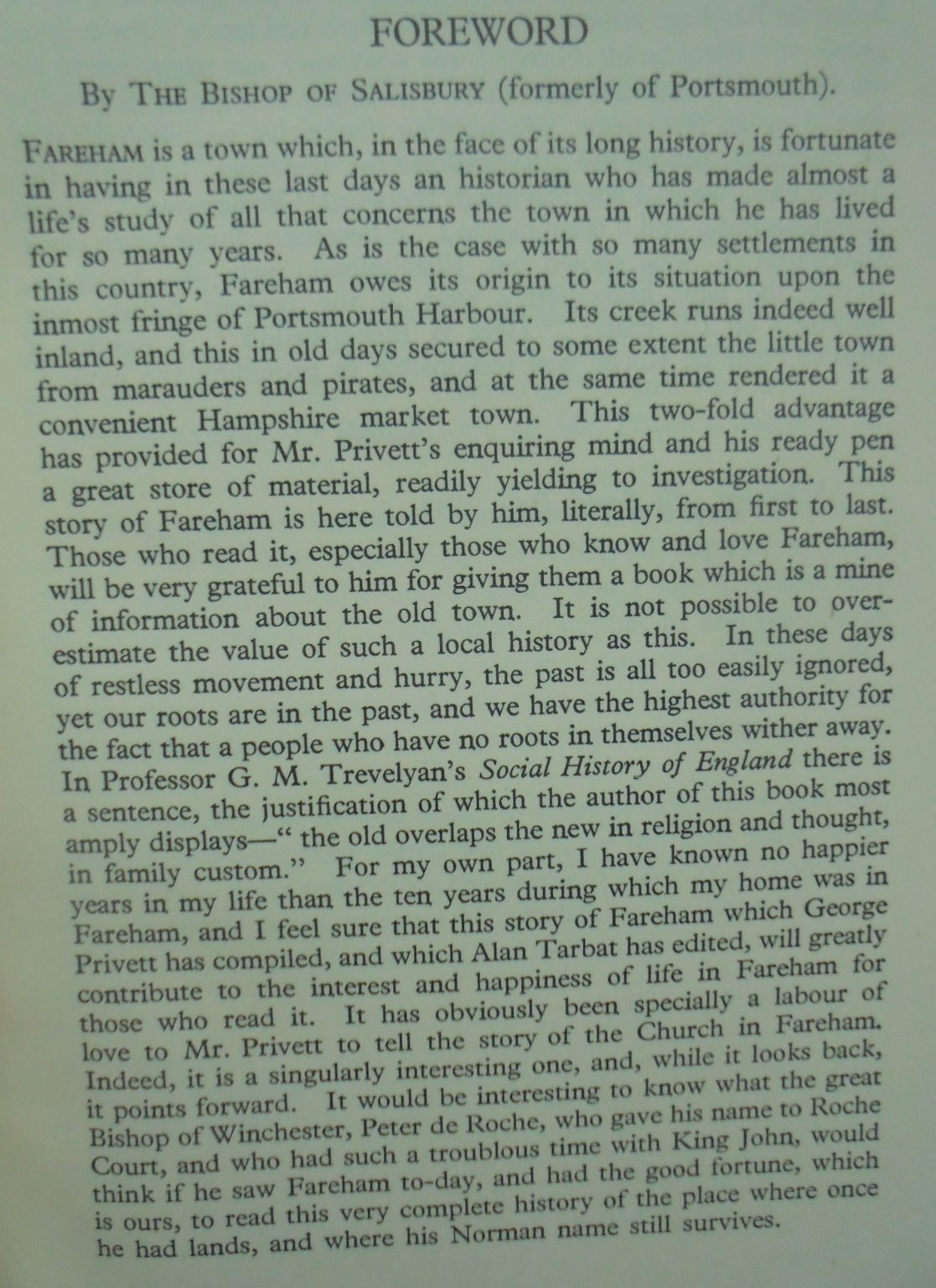 The Story of Fareham by George L. Privett.