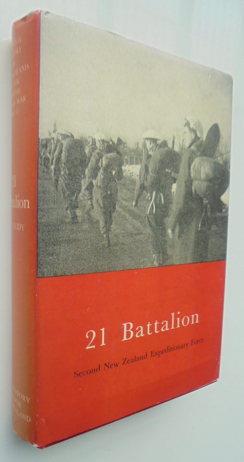 21 Battalion. Official History of New Zealand in the Second World War 1939-45 by J F Cody.