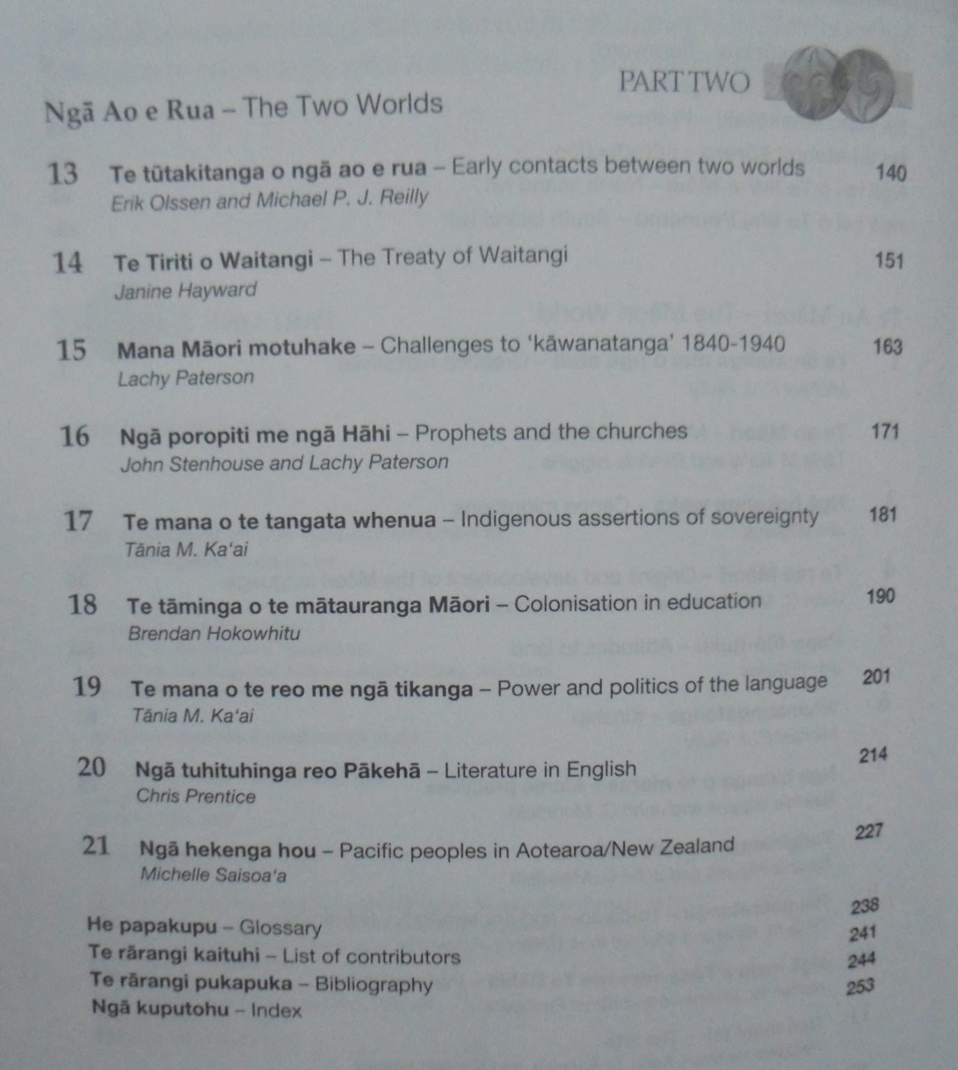 Ki Te Whaiao An Introduction to Maori Culture and Society By Tania M. Ka'ai (Edited by), John C. Moorfield (Edited by), Michael Reilly (Edited by), Sharon Mosely (Edited by).